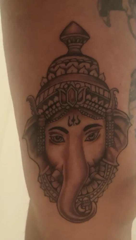 Ganesha in Black and Grey